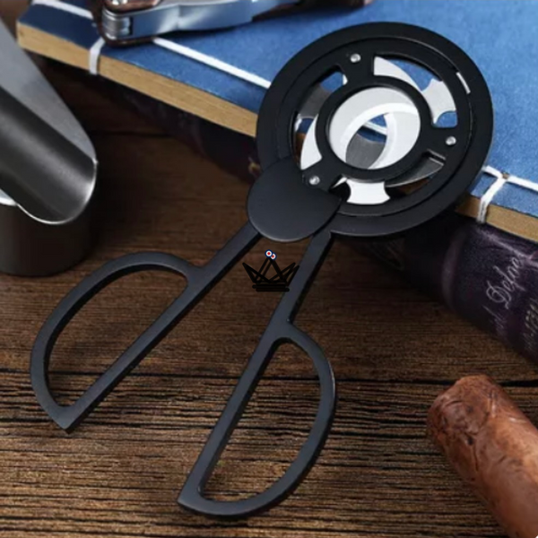 Ciseaux Coupe Cigare 3 lames COHIBA - BLADE triple ciseau noir