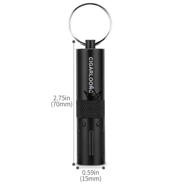 2-in-1 CAPONE Cigar Punch — Stainless Steel, 6 Colors | Gift Box – 6/18