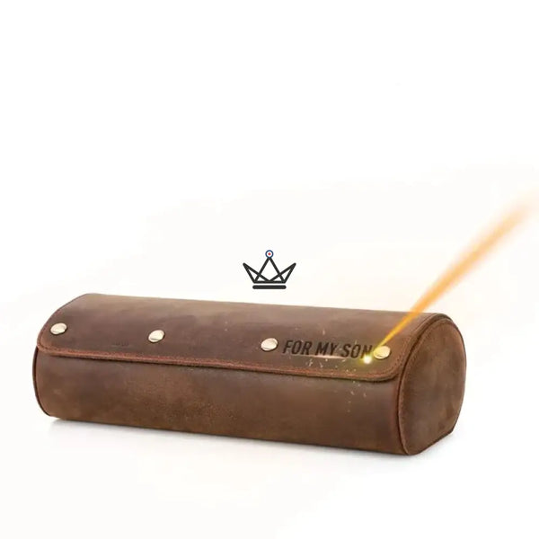 Etui de voyage pour montre automatique en cuir - TimeGuardian (personnalisable) - - etui montre personnalisable - Cadeau, Noël, Anniversaire, Original - Atelier Atypique