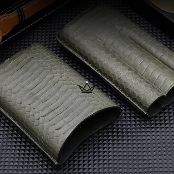 Etui à cigare en cuir - AURELIUS - - etui cigare - Cadeau, Noël, Anniversaire, Original - Atelier Atypique