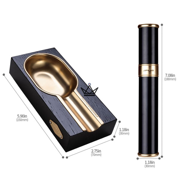 Coffret du Cigare de luxe 10 pièces - EZOV - - Briquet Out - Cadeau, Noël, Anniversaire, Original - Atelier Atypique