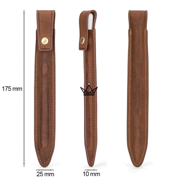 Etui en cuir pour Apple Pencil personnalisable - Voyageur PEN - - Apple Pencil Trousse personnalisable - Cadeau, Noël, Anniversaire, Original - Atelier Atypique