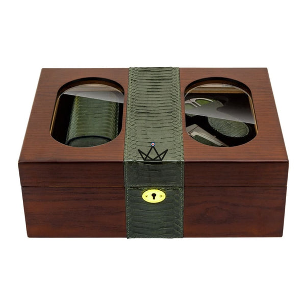 Coffret Cave a cigare et accessoires - Aurelius Luxe - - coffret cigare - Cadeau, Noël, Anniversaire, Original - Atelier Atypique