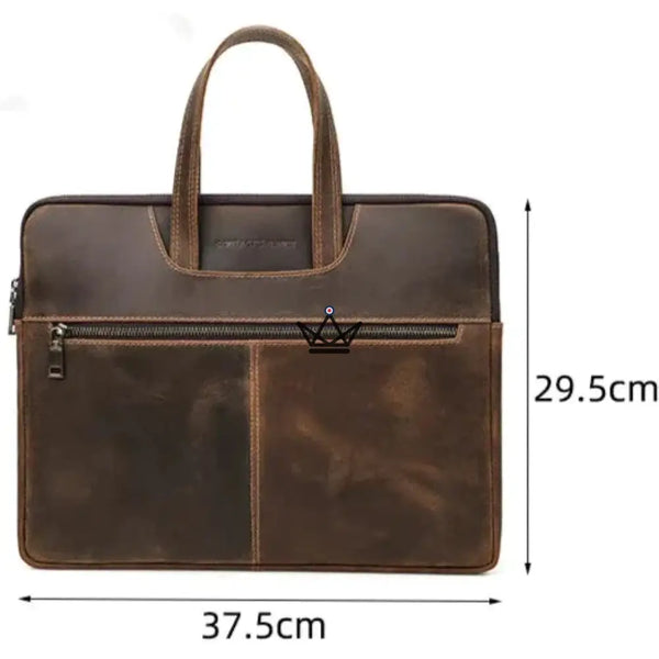 Customizable leather work bag — Edison Traveler, Default Title