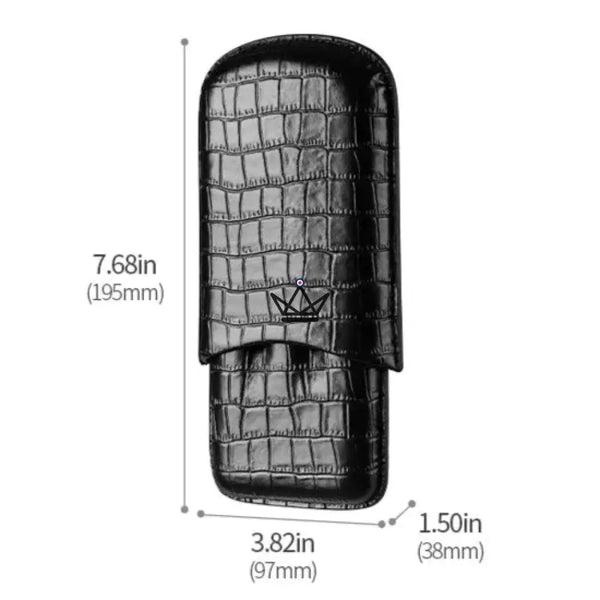 Etui à cigare de voyage cuir - COBRA - - etui cigare - Cadeau, Noël, Anniversaire, Original - Atelier Atypique