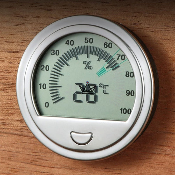 Hygromètre Électronique à Cigares - TESLA - - hygrometre - Cadeau, Noël, Anniversaire, Original - Atelier Atypique