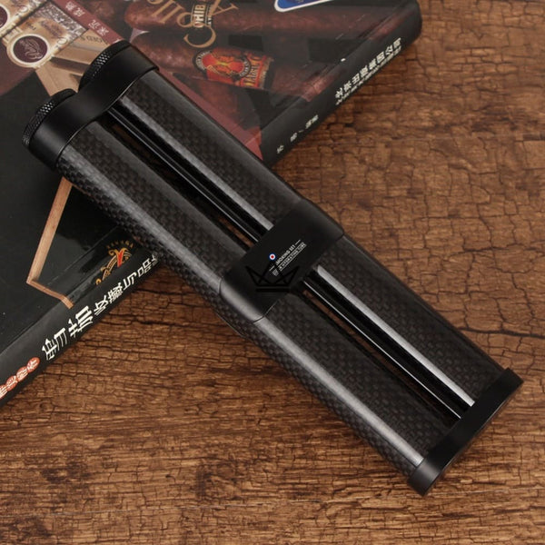 Carbon Fiber Cigar Case — CARBONITE, 2 Cigars