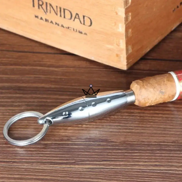 Poinçon à cigare - Silver Bang - - Poincon à cigare - Cadeau, Noël, Anniversaire, Original - Atelier Atypique