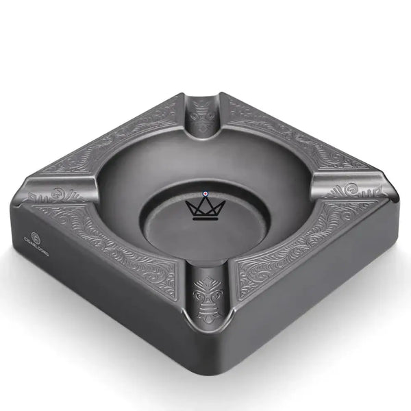 Cendrier à Cigares quatre fentes - Édition Titanium - - cendrier - Cadeau, Noël, Anniversaire, Original, Fête des pères, fête des mères - Atelier Atypique