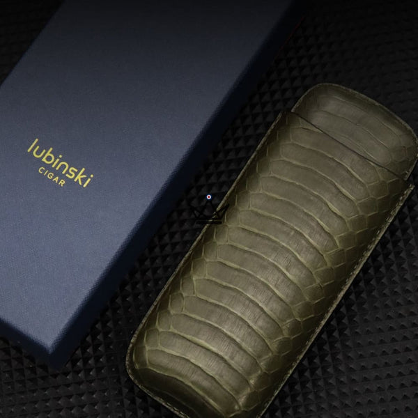 Etui à cigare en cuir - AURELIUS - - etui cigare - Cadeau, Noël, Anniversaire, Original - Atelier Atypique