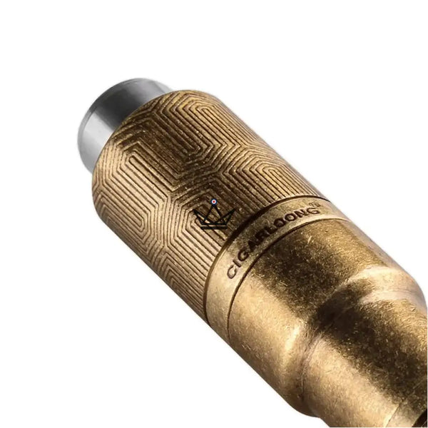 Double cigar punch with engraved retro design, 2 diameters — FILIGRANE – 10/14