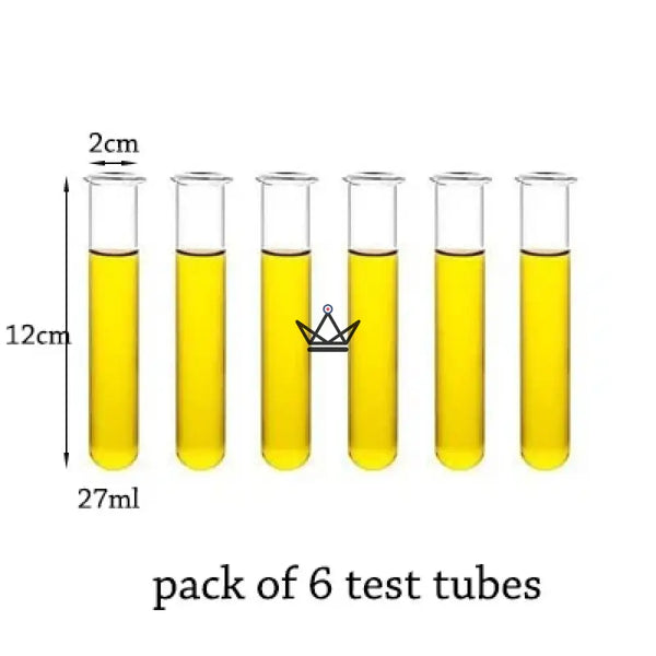 Wooden test tube rack and borosilicate glass test tubes — RETORT – 6/9