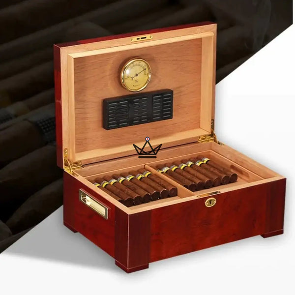 Cave à Cigare Premium - Cèdre Aura - - cave a cigare - Cadeau, Noël, Anniversaire, Original - Atelier Atypique