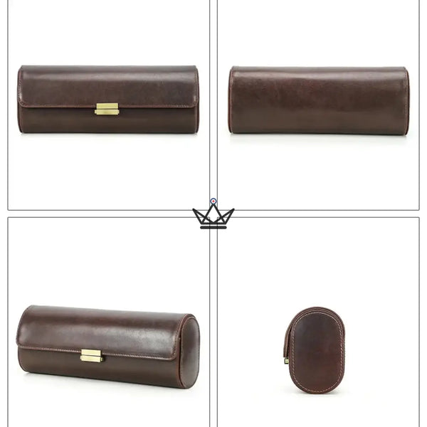 Customizable Leather Travel Watch Case for 1 to 4 Watches — Voyageur CAPSULE – 11/17