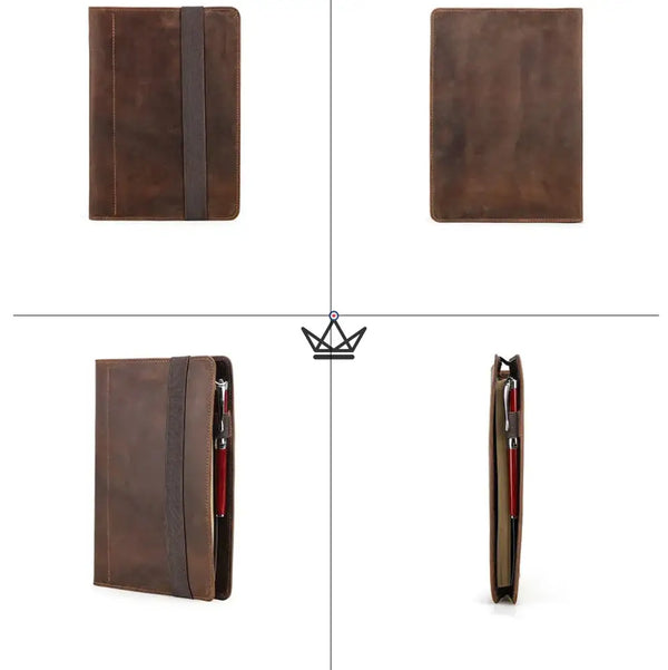Customizable A5 Leather Organizer — VOYAGEUR Galenda
