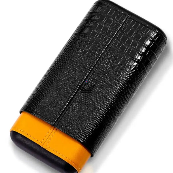 Etui à cigare en cuir - Wild Cedar - - etui cigare - Cadeau, Noël, Anniversaire, Original, Fête des pères, fête des mères - Atelier Atypique