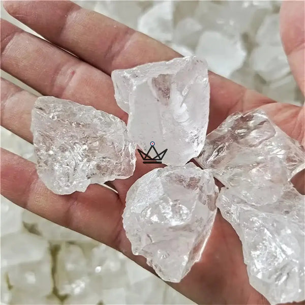 Raw collectible minerals, natural stones sold individually or in bags — LITHOS, Rock crystal / 1 piece
