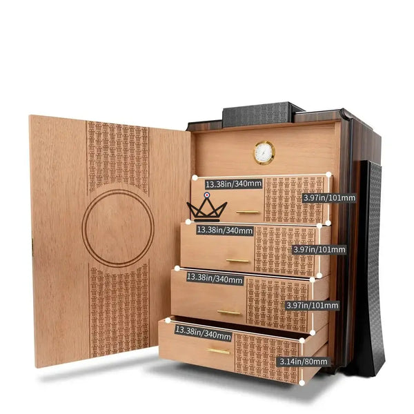 Cave à cigare de Luxe Édition Limitée - Cuban TRINIDAD - - - Cadeau, Noël, Anniversaire, Original, Fête des pères, fête des mères - Atelier Atypique