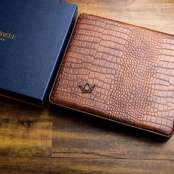 Cave à cigare en Cuir - Quadra - - Cave à cigare OUT - Cadeau, Noël, Anniversaire, Original - Atelier Atypique