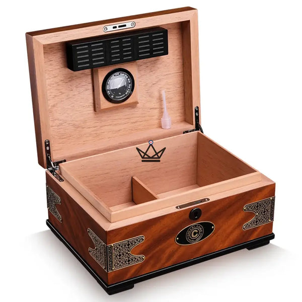 Cave à cigare de luxe - Reliquia Antiqua - - cave a cigare - Cadeau, Noël, Anniversaire, Original, Fête des pères, fête des mères - Atelier Atypique