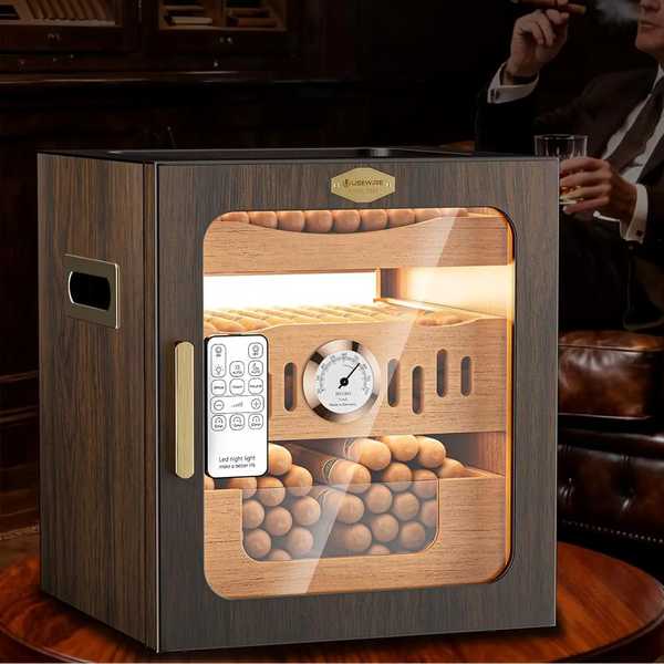 Luxury cigar humidor in Spanish cedar – Crown Prestige
