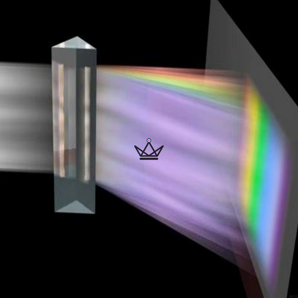 White light dispersing prism - Lumen Prismatica