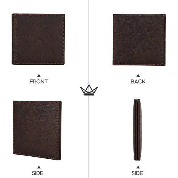 Customizable folding double leather photo frame — Traveler SOUVENIR – 7/9