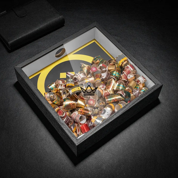 Présentoir à Bagues de Cigare - Square Ring - - coffret cigare - Cadeau, Noël, Anniversaire, Original, Fête des pères, fête des mères - Atelier Atypique