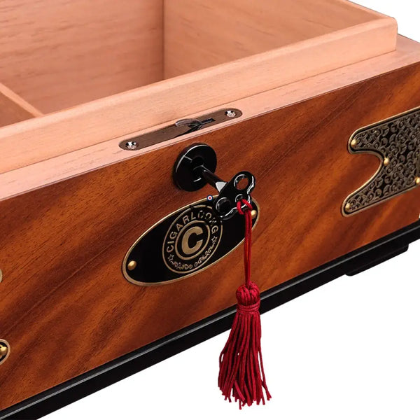 Cave à cigare de luxe - Reliquia Antiqua - - cave a cigare - Cadeau, Noël, Anniversaire, Original, Fête des pères, fête des mères - Atelier Atypique