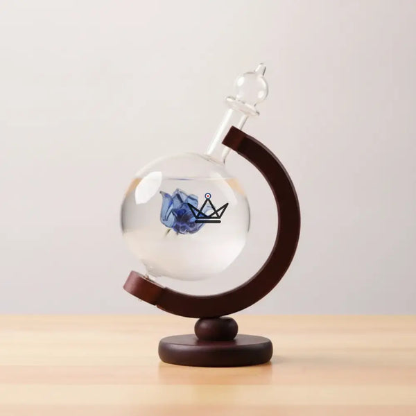 Storm glass globe crystal barometer - AURORE