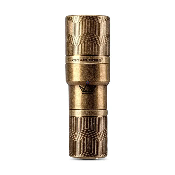 Double cigar punch with engraved retro design, 2 diameters — FILIGRANE – 5/14