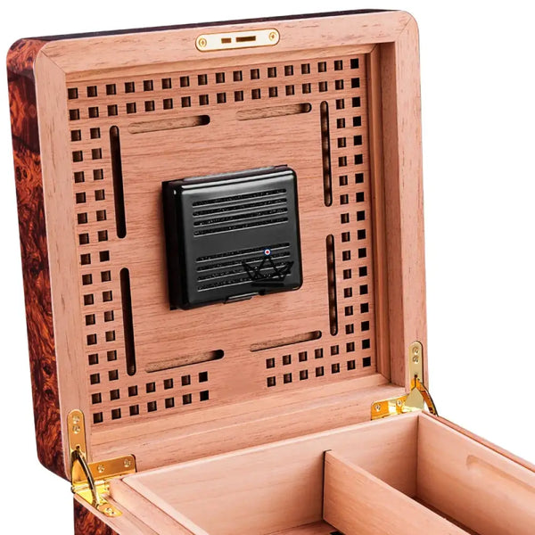 Cave à Cigares Grand Prestige - Édition Deluxe - - cave a cigare - Cadeau, Noël, Anniversaire, Original, Fête des pères, fête des mères - Atelier Atypique