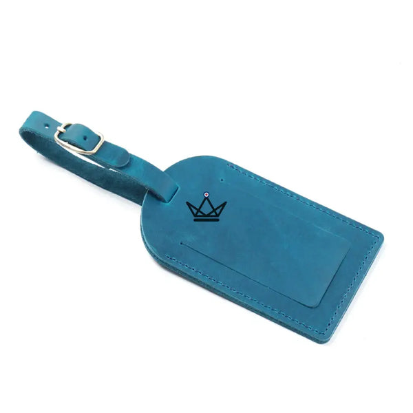 Customizable Leather Luggage Tag – Traveler Tag