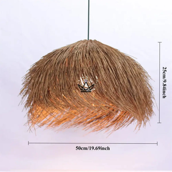 NIDO Pendant Light — Dried Rattan, Bohemian Dome – 5/9