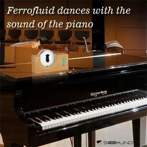 Ferrofluid speaker that dances to the rhythm of the music - ONDA