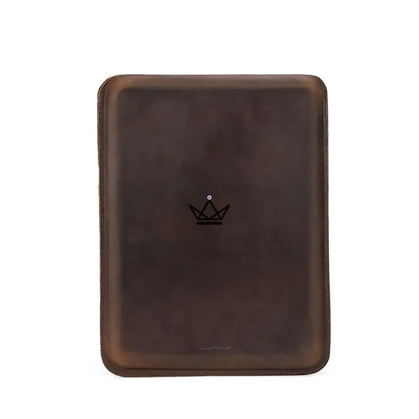 Customizable leather Macbook sleeve 13"-14" - Voyageur SKIN