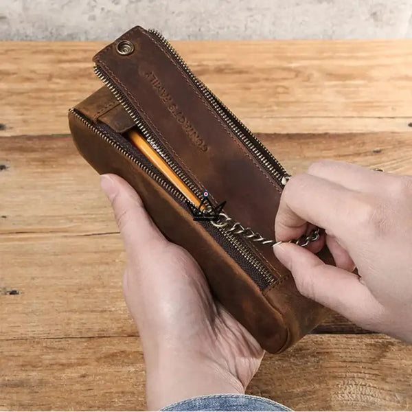 Customizable leather pencil and pen case — Voyageur SKETCH – 4/8