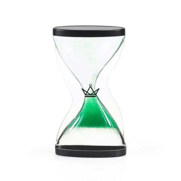 Liquid drip hourglass, stress-relief oil timer — PLUVIA – 8/9