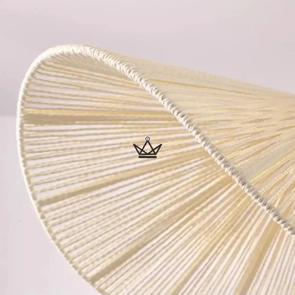 FOLIA Pendant Lamp — Hand-Woven Rattan, Leaf Shape – 7/12