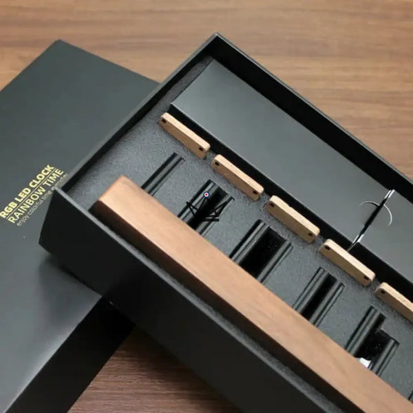 Solid wood RGB Nixie-style clock kit, 6 tubes — FILAMENT – 9/9