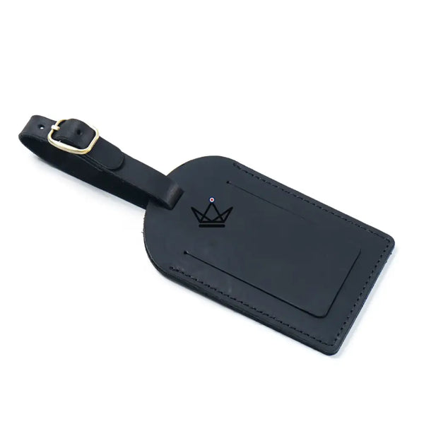 Customizable Leather Luggage Tag – Traveler Tag