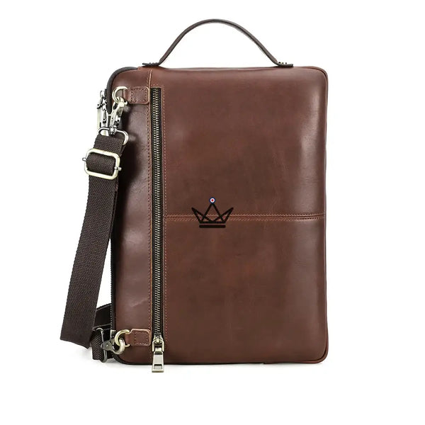 Customizable Leather MacBook Sleeve 13" to 14" - COURIER Traveler