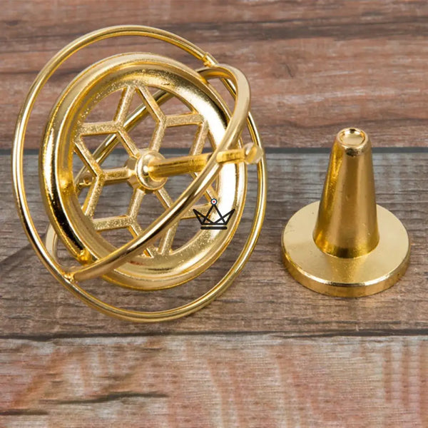 Gyroscope Auto-Équilibrant Anti-Gravity – Jouet de Décompression Éducatif - - - Cadeau, Noël, Anniversaire, Original, Fête des pères, fête des mères - Atelier Atypique