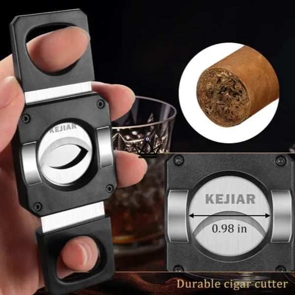 New Origin Cigar Travel Humidor — portable mini humidor, hygrometer & 5 integrated accessories – 16/16