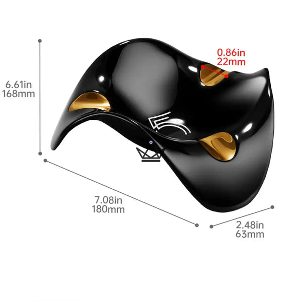 Cendrier à Cigare en Céramique - Éclipse Elégance