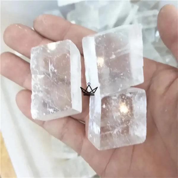 Raw collectible minerals, natural stones sold individually or in bags — LITHOS, Optical calcite / 50 g pouch