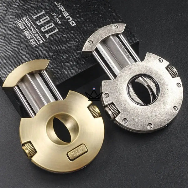 Coupe-Cigare Circulaire - Modern Edition - - coupe cigare - Cadeau, Noël, Anniversaire, Original, Fête des pères, fête des mères - Atelier Atypique