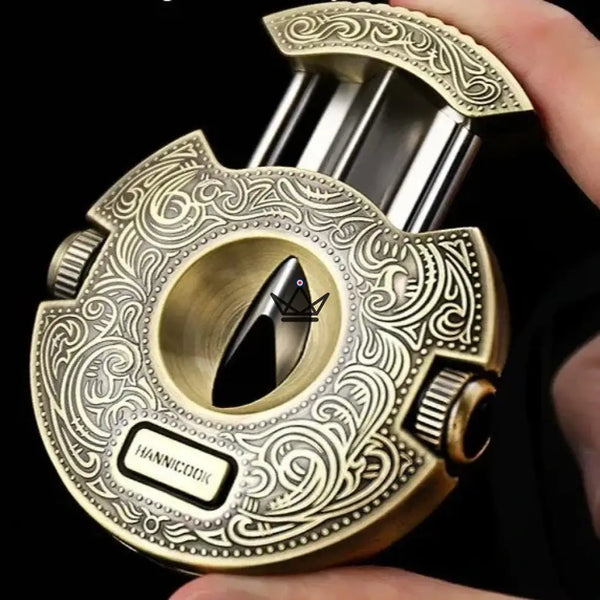 Coupe-Cigare Circulaire - Héritage Edition - - coupe cigare - Cadeau, Noël, Anniversaire, Original, Fête des pères, fête des mères - Atelier Atypique