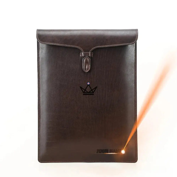 Customisable Leather Macbook Sleeve 13" to 15" - Traveller CONSULAT