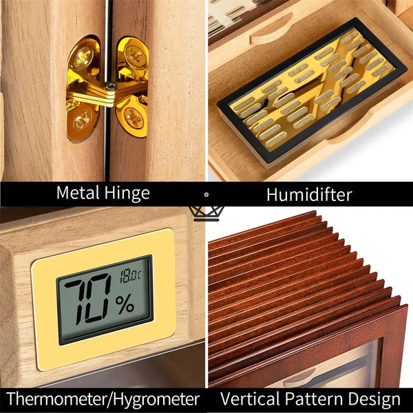 Cave à cigare - Édition Ariston - - cave a cigare - Cadeau, Noël, Anniversaire, Original, Fête des pères, fête des mères - Atelier Atypique